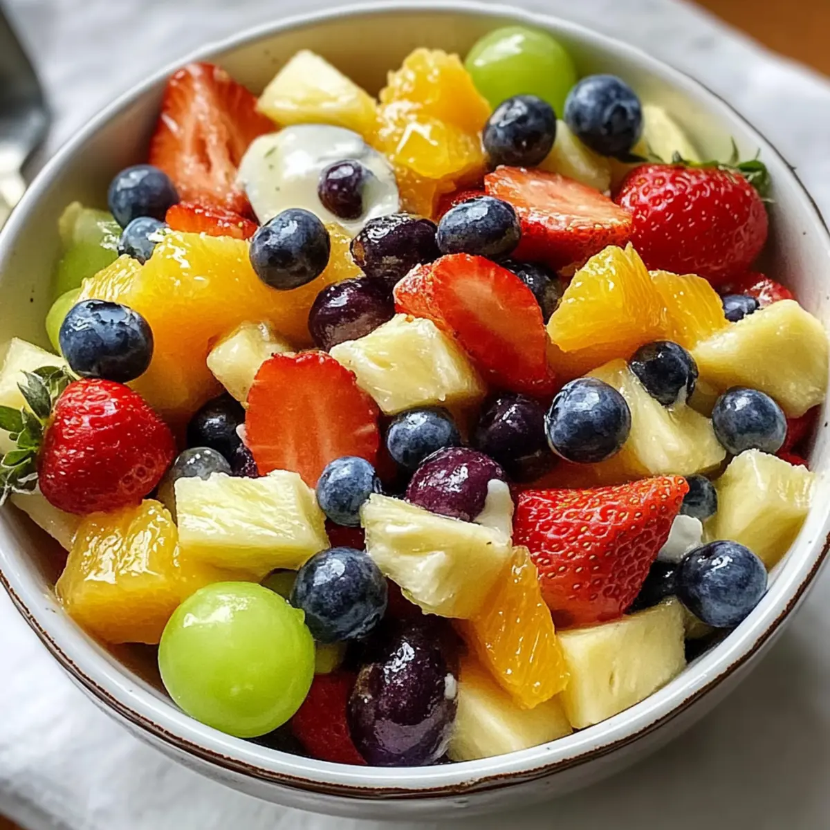 Honig-Limetten-Fruchtsalat Rezept für den Sommer 4 Honig Limetten