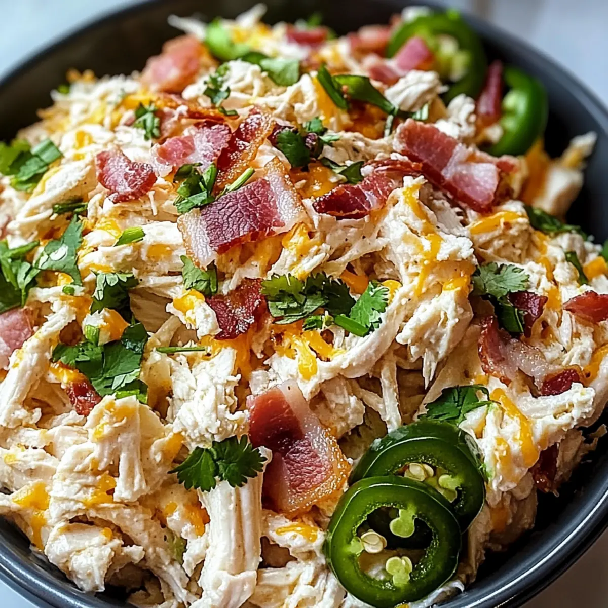 Jalapeño-Popper-Hähnchensalat Rezept für Genießer 2 JalapeA±o Popper HA¤hnchensalat Rezept oupzp2