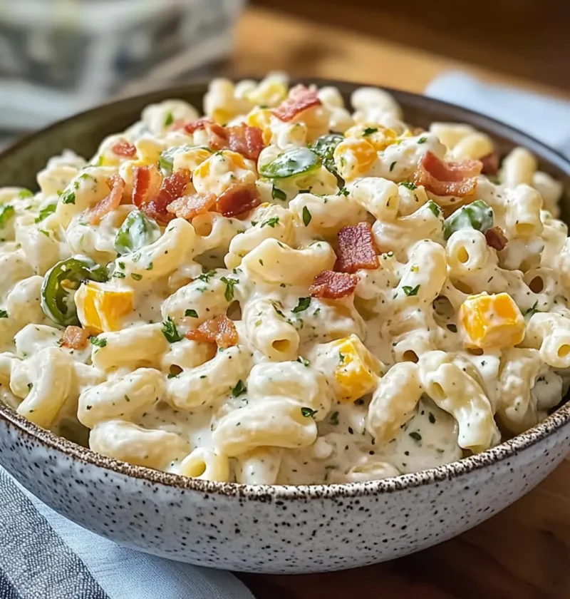 Jalapeño-Popper-Makkaronisalat Rezept für Feste 1 Jalapeño-Popper-Makkaronisalat Rezept