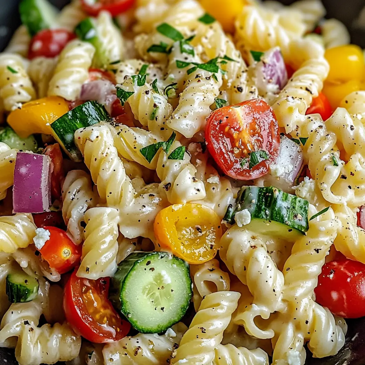 Leichter Nudelsalat Joghurt Dressing für heiße Tage 3 Leichter Nudelsalat Joghurt Dressing su2ks5