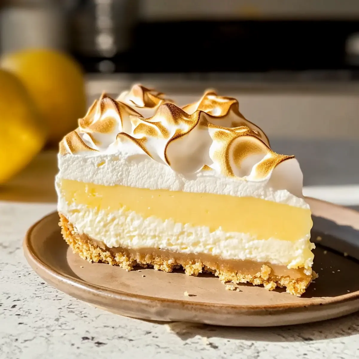 Zitronen-Baiser-Käsekuchen ohne backen zaubern 2 Lemon Meringue Cheesecake No Bake poz0f0