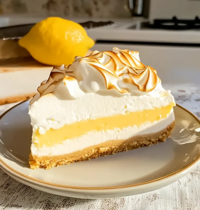 Zitronen-Baiser-Käsekuchen ohne backen zaubern 1 Zitronen-Baiser-Käsekuchen (ohne backen)