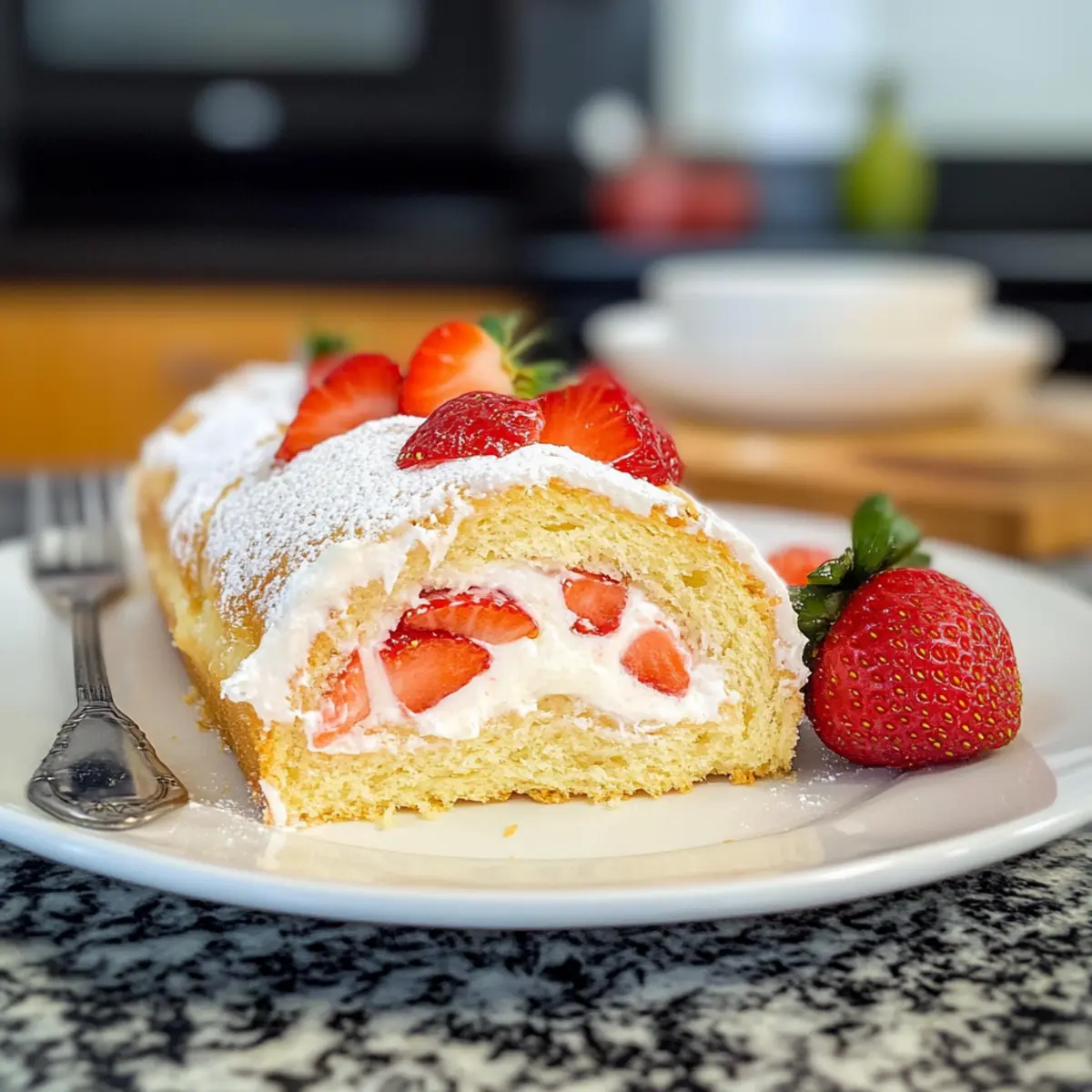 Low Carb Biskuitrolle mit Erdbeeren – Sommerlicher Genuss 2 Low Carb Biskuitrolle mit Erdbeeren Glutenfreies zuckerfreies Rezept w3gt5c