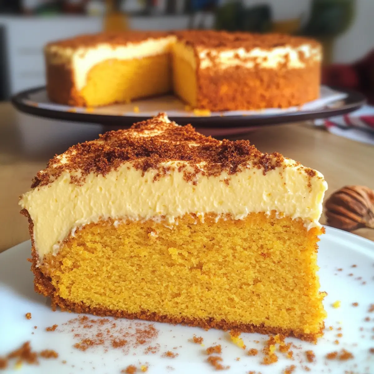 Low Carb Kürbiskuchen – Herbstlicher Käsekuchen ohne Kohlenhydrate