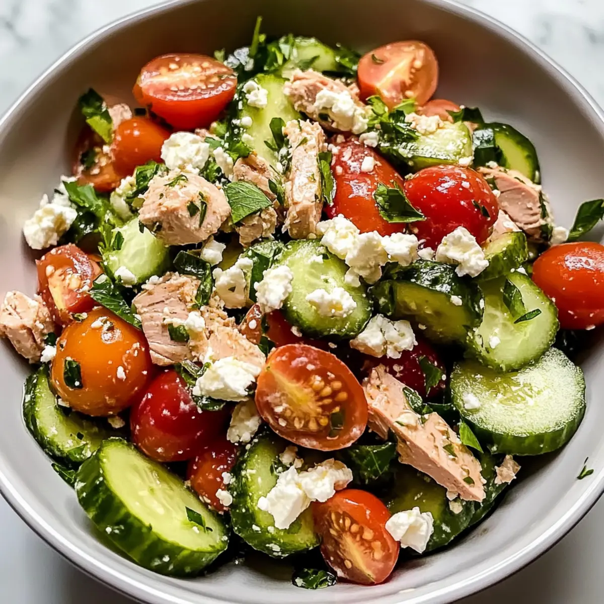 Mediterraner Thunfischsalat Rezept ywcfvm