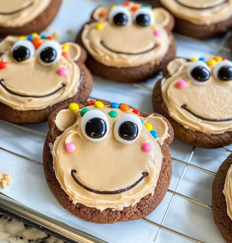 Affenkekse mit cremiger Erdnussbutterfüllung 1 Affenkekse