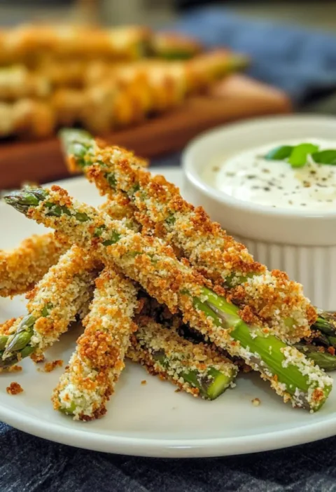 Panierter Spargel – Knusprige Low Carb Spargel-Sticks zum Abnehmen