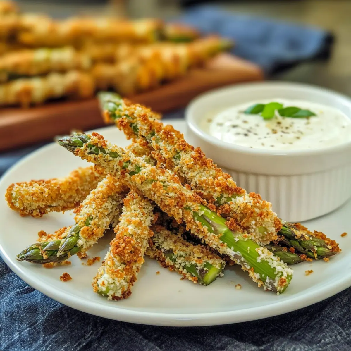 Panierter Spargel – Knusprige Low Carb Spargel-Sticks zum Abnehmen