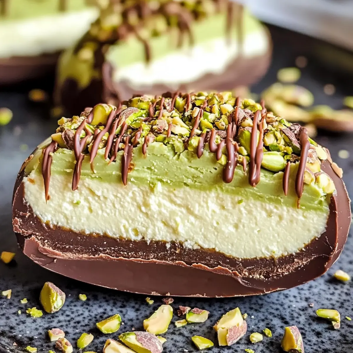 Pistazien-Oster-Ei Cheesecake ohne Backen 3 Pistachio Easter Egg Che zmvuo0