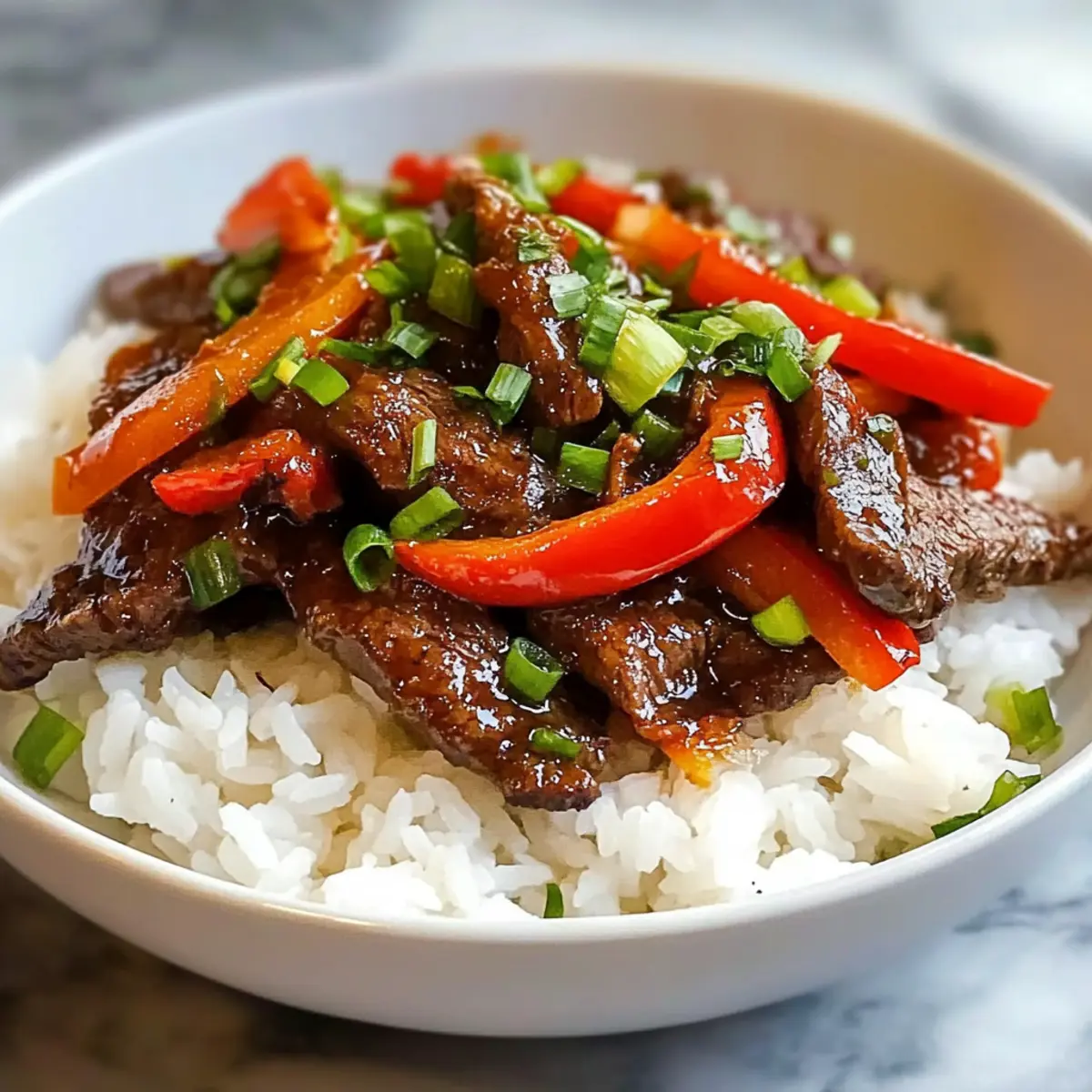 Proteinreiche Peking-Rindfleisch-Reis-Bowls für jeden Tag 2 Proteinreiche Beijing Rindfleisch Reis Bowls pmbops