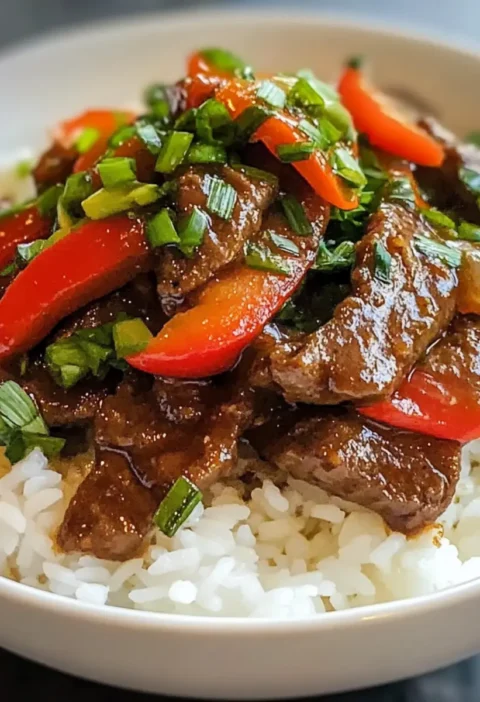 Proteinreiche Peking-Rindfleisch-Reis-Bowls