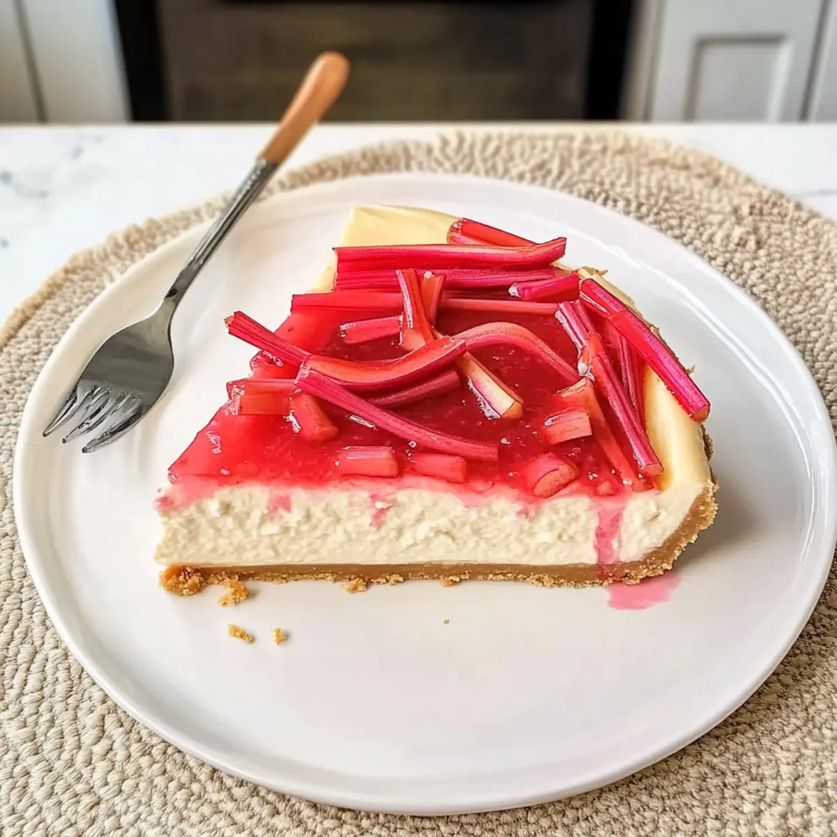 Rhubarb Cheesecake ovgkyy