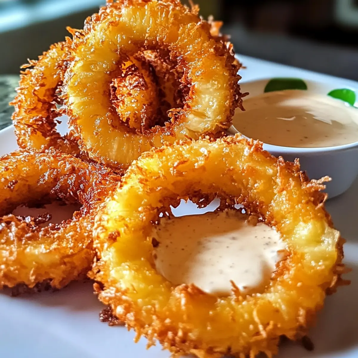 Rum-getränktes gebratenes Ananas