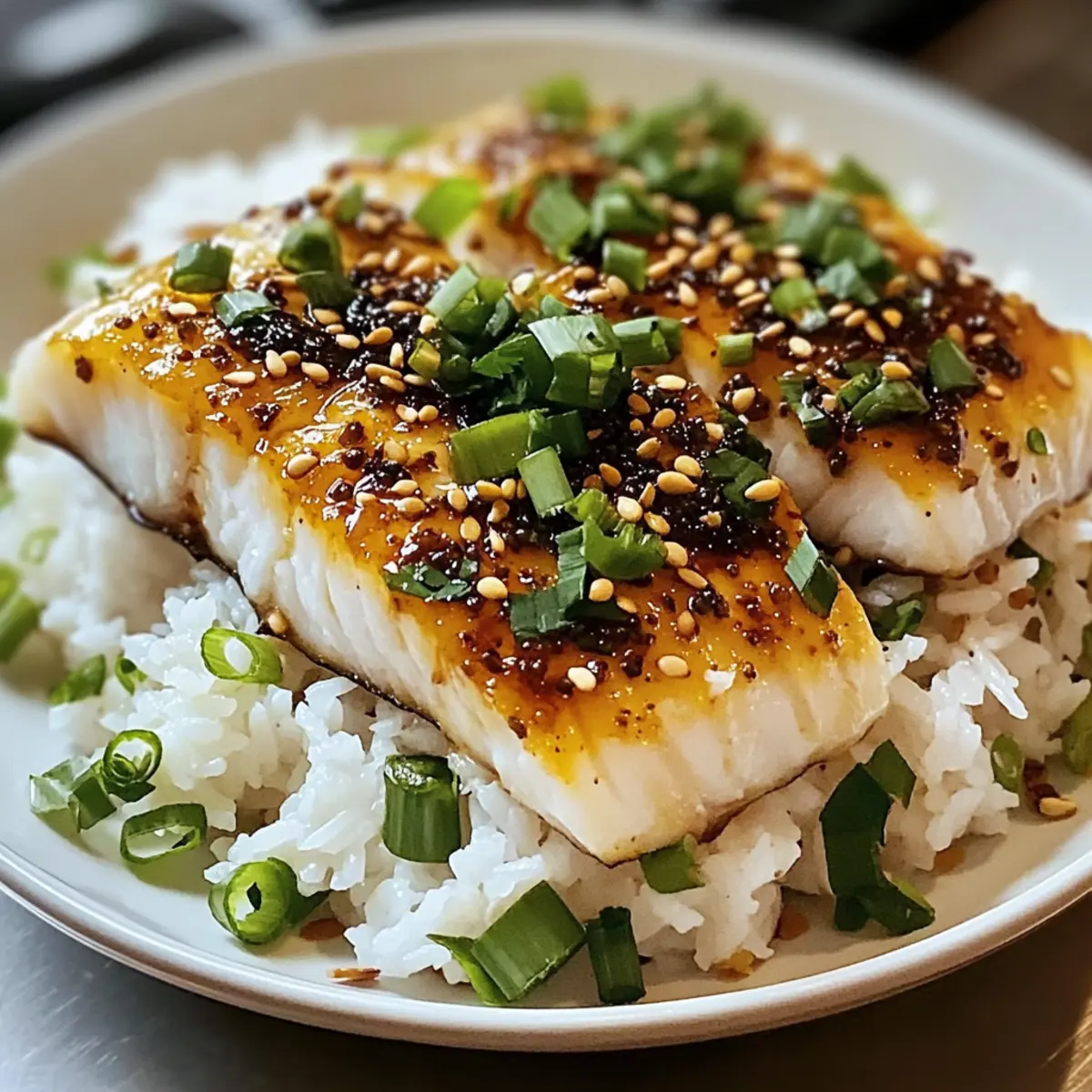 Schellfisch mit klebrigem Reis rgb2dz