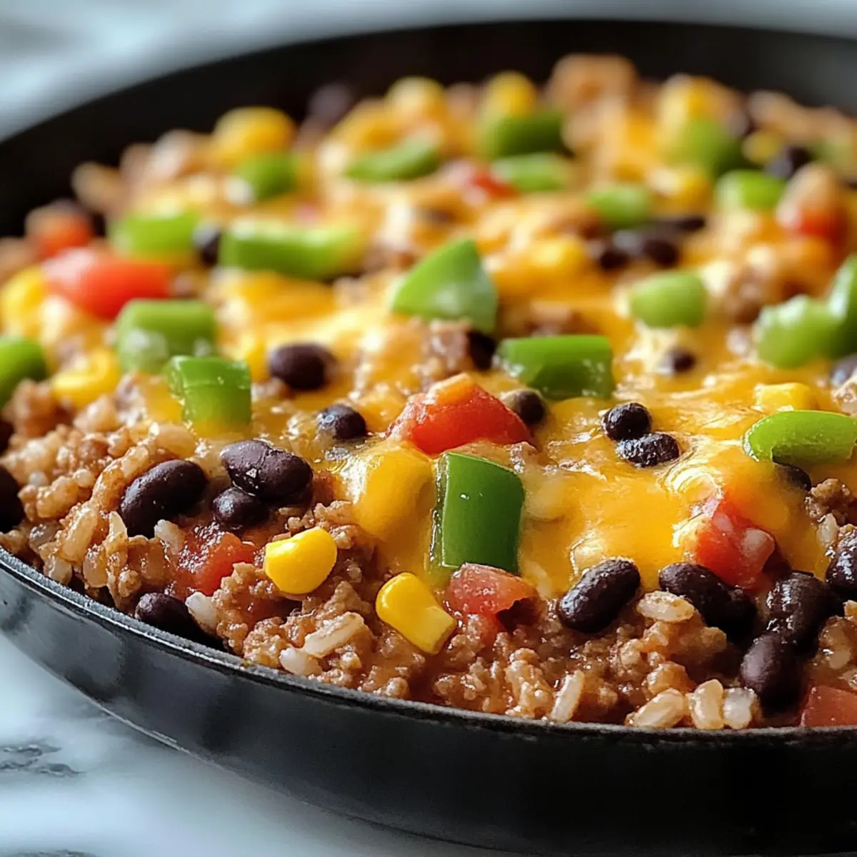 Südwest-Putenhack-Reis-Pfanne für schnelles Kochen 2 Southwest Putenhack Reis Pfanne weshij