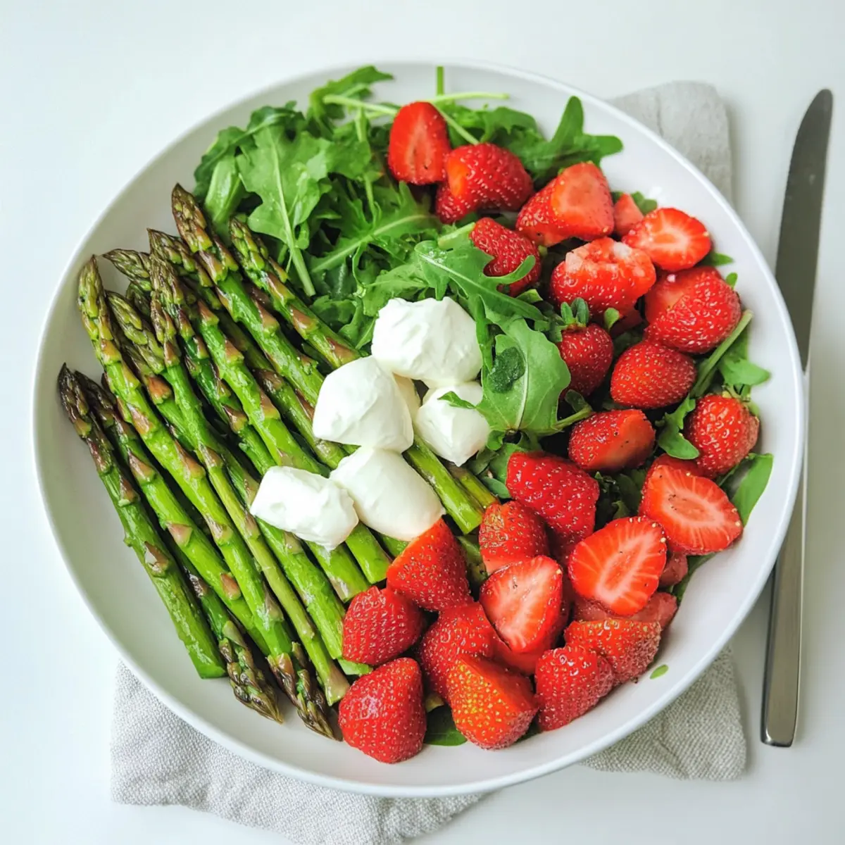 Spargelsalat mit Erdbeeren und Mozzarella – Leckeres Low Carb Rezept 4 Spargelsalat mit Erdbeeren und Mozzarella Gesundes Low Carb Rezept zum Abnehmen rndekg