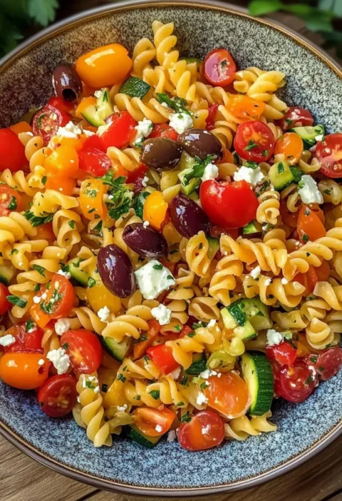 Türkischer Nudelsalat mit Gemüse