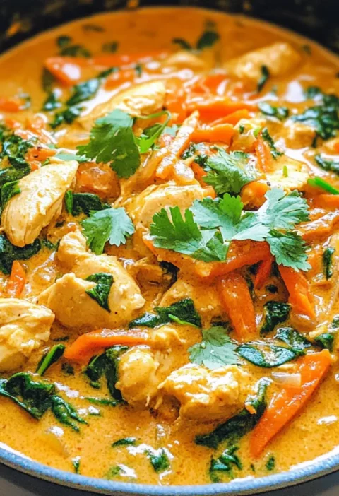 Thailändisches Hähnchen-Kokosnuss-Curry