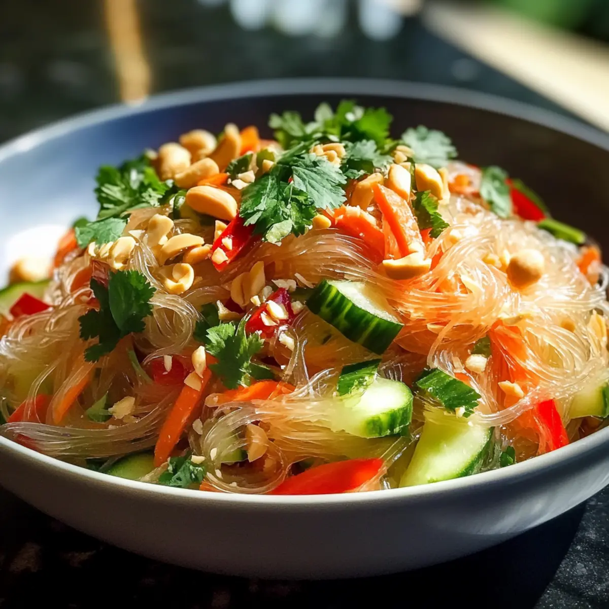 Glasnudelsalat: Frisch, gesund und unwiderstehlich 4 Thai Glasnudelsalat iip8zm