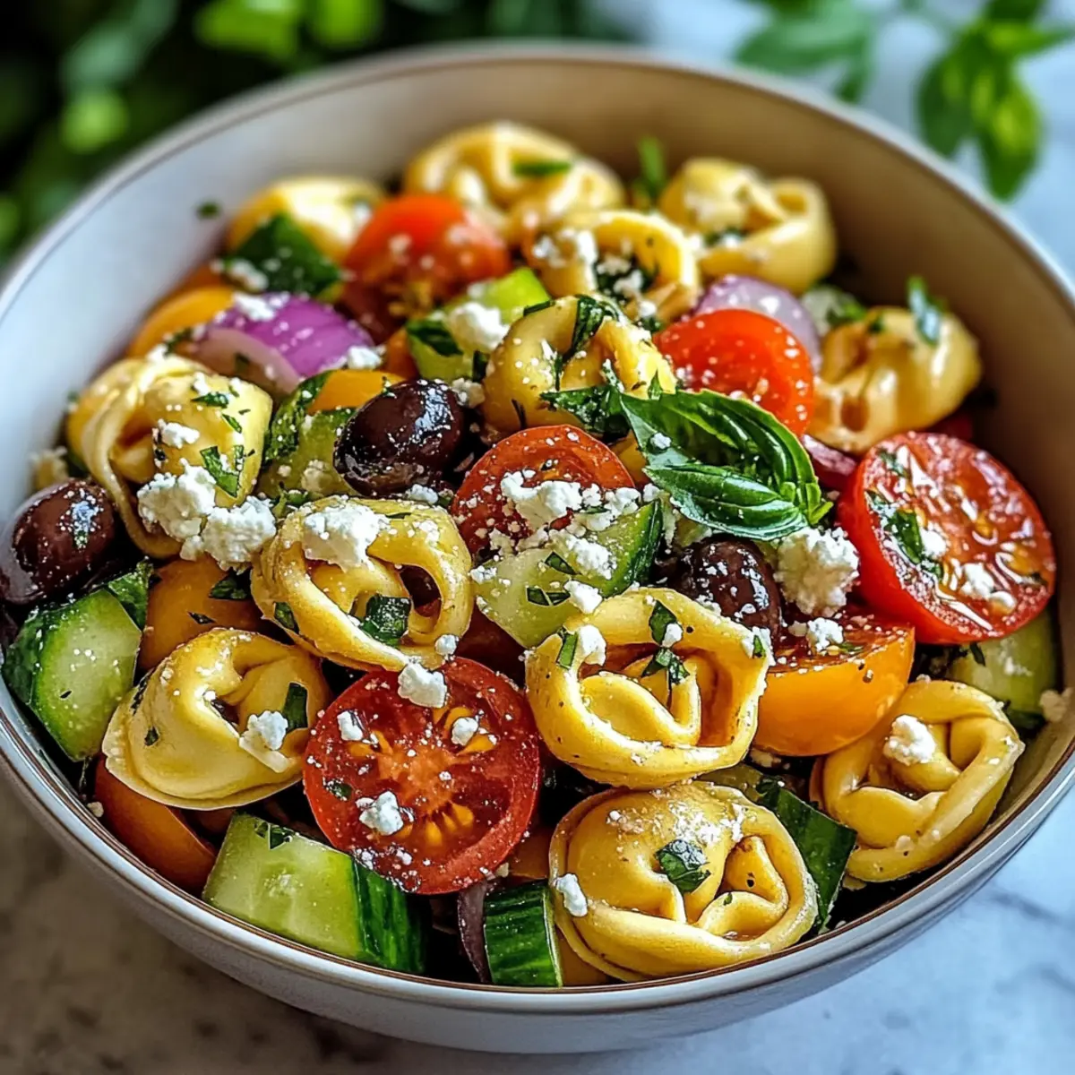 Tortellini Nudelsalat mit Honig für den perfekten Sommer 5 Tortellini Nudelsalat mit Honig