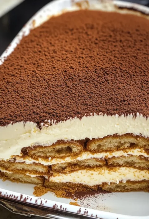 Traditionelles italienisches Tiramisu