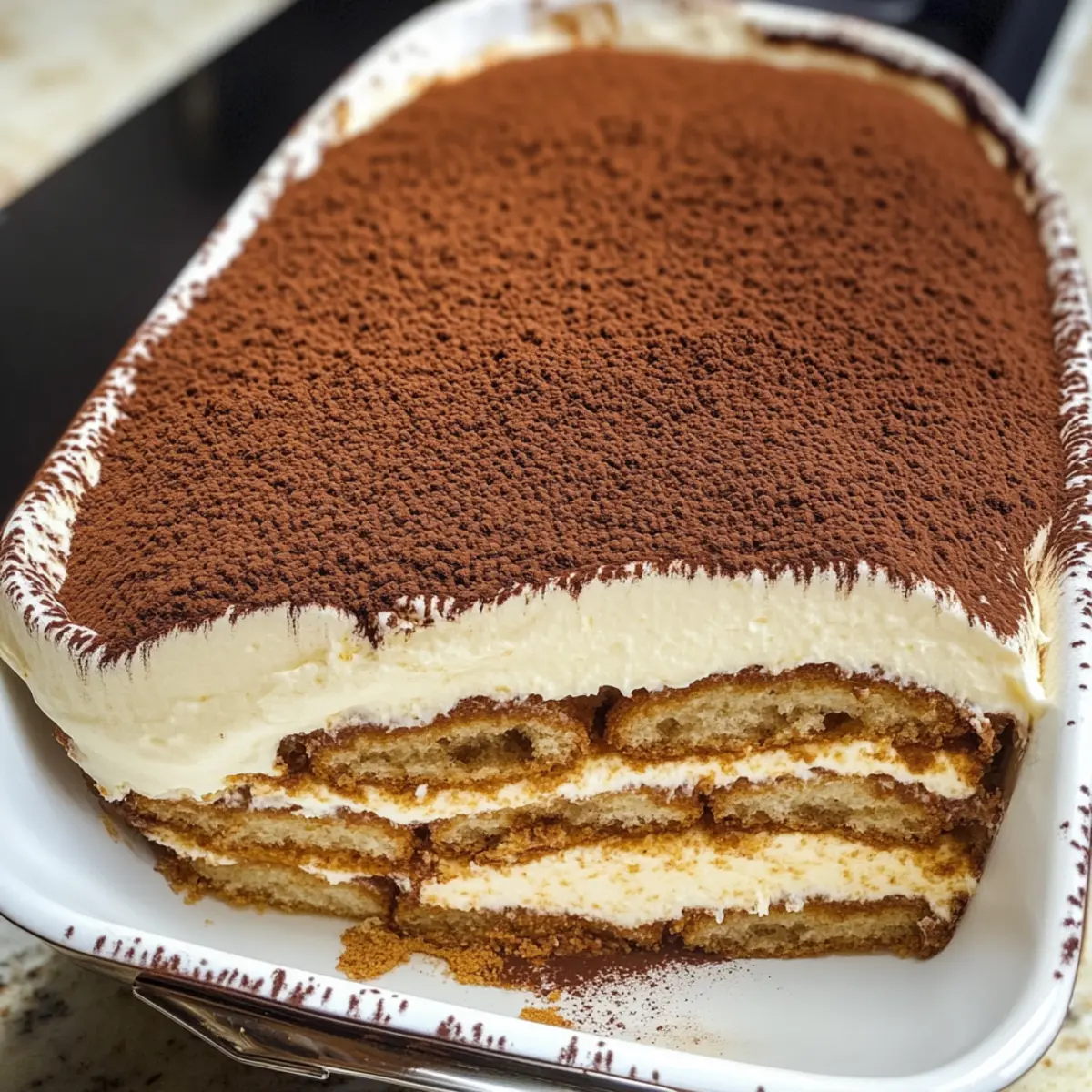 Traditionelles italienisches Tiramisu