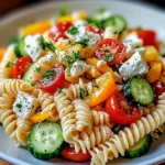 Nudelsalat Pute Curry Mandarinen für den Sommer